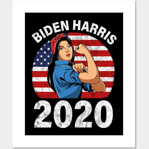 Biden Harris 2020 Kamala Harris Vice President Supporter Wall Art by HCMGift